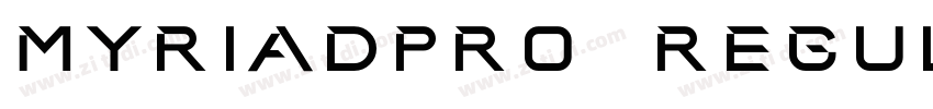 myriadpro regul字体转换